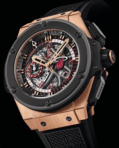 Hublot King Power Miami Heat Chronograph Watch 